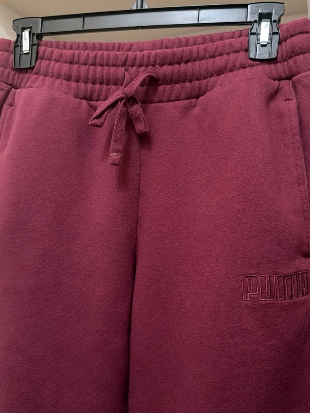 Puma Burgundy Sweatpants & Hoodie Set